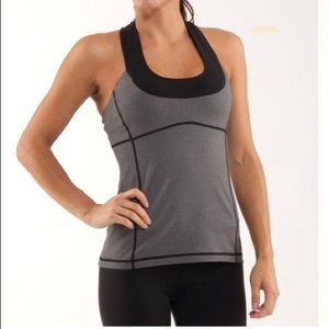 Lululemon pink scoop tank size 8
